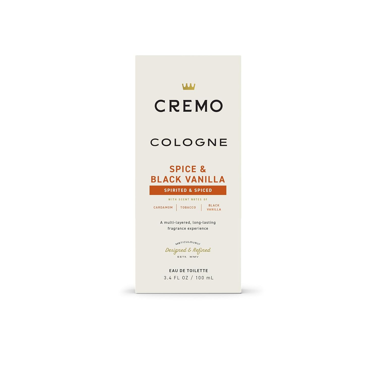 Cremo Cologne For Men - Spice & Black Vanilla Mens Cologne Spray, An Explosion of Vibrant Spices, Dark Woods and Black Vanilla, Multi-Layered Signature Men's Fragrances, 3.4 Fl Oz - Image 7