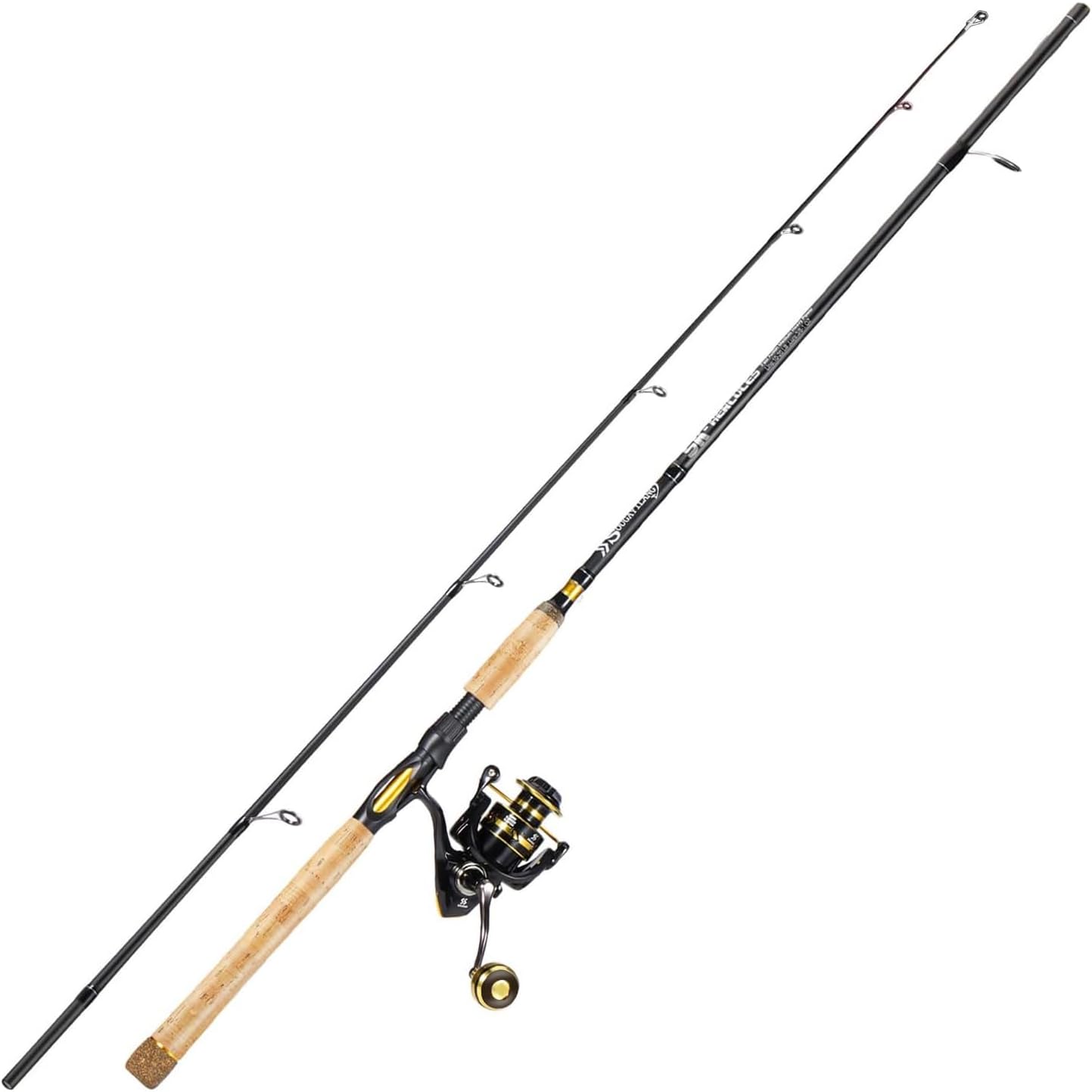 Sougayilang 7’ Fishing Rod and Reel Spinning Combo, 2 Piece Fishing Rod, Size 4000 Reel, Right/Left Handle Position, Suitable for Inshore Fishing - Image 2