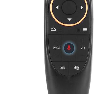 EASYTONE Air Mouse Remote Control, 2.4 GHz Wireless Voice Remote Control with IR Learning, Wireless Connection via USB Receiver Air Mouse for PC Android TV Box Laptop Projector Windows Android Mac OS