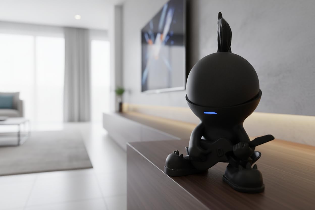 Splin Table Stand Holder Compatible with Amazon Alexa Smart Speaker Echo Dot (4th and 5th gen.) and Apple HomePod Mini, Star Boy - Image 3