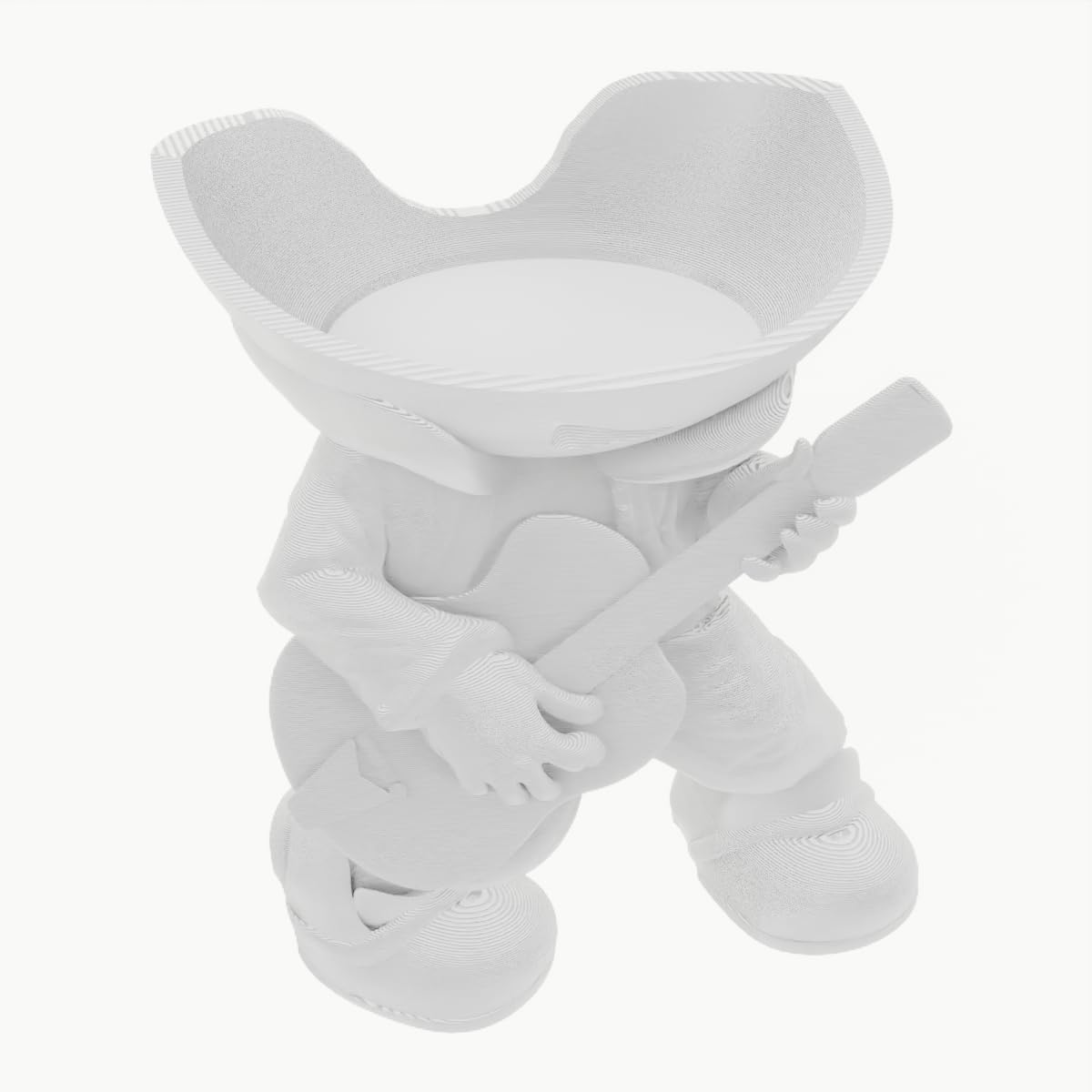 Splin Table Stand Holder Compatible with Amazon Alexa Smart Speaker Echo Dot (4th and 5th gen.) and Apple HomePod Mini, Vegas Boy (White) - Image 10