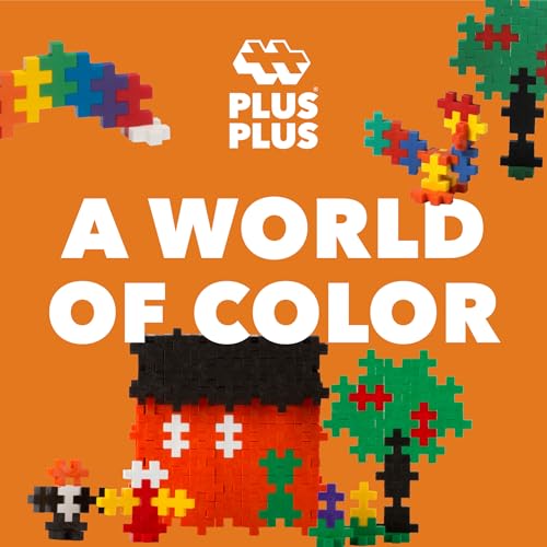 PLUS PLUS BIG - Open Play Set - 600 Piece in Storage Tub- Basic Color Mix, Construction Building Stem Toy, Interlocking Large Puzzle Blocks for Toddlers and Preschool - Image 5