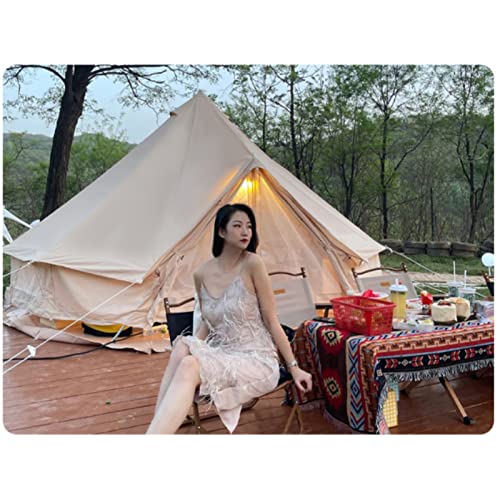 YXLUJYY 6/12 Person Camping Tent with Porch, Instant Tent, Large Family Cabin Tents with 2 Rooms, Double Layer Glamping Tent with Rainfly for Outdoor,Picnic,Camping - Image 5