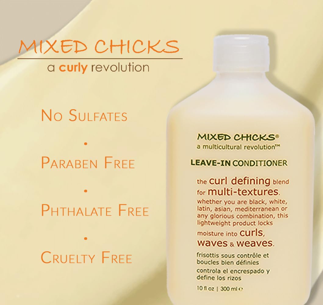 Mixed Chicks Curl Defining & Frizz Eliminating Leave-In Conditioner, 10 fl.oz - Image 4