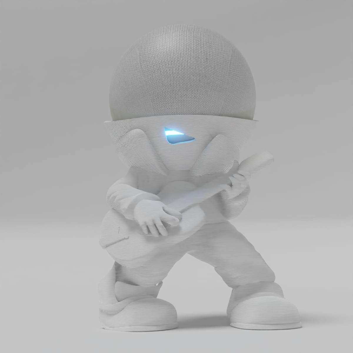 Splin Table Stand Holder Compatible with Amazon Alexa Smart Speaker Echo Dot (4th and 5th gen.) and Apple HomePod Mini, Vegas Boy (White) - Image 7