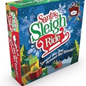 Santa’s Sleigh Ride – Educational Christmas Board Game for 2-6 Players, Ages 5+