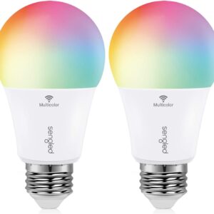Sengled Smart Bulb, Color Changing Smart Bulbs Compatible with Google Assistant, WiFi Light Bulbs No Hub Required A19 RGB Multicolor LED Light Bulb 60W Equivalent 800LM, 2 Pack