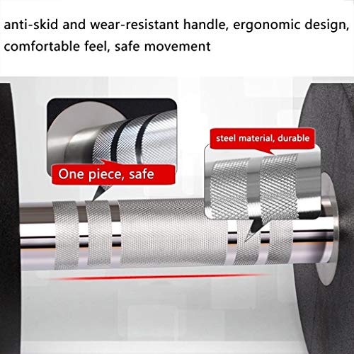 ZYCSKTL Dumbbells Set Adjustable Fillable Dumbbells Set,One-Piece Gym Non-Rolling Design Dumbbell,Men's and Women's Pure Steel Core Rubberized Dumbbell Set (Color : Green-30KG*2) - Image 6