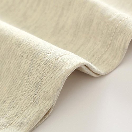 Motteecity Trendy Boys Adorable Cartoon Lion Graphic Embroidered Stylish T-Shirt Beige 4T - Image 5