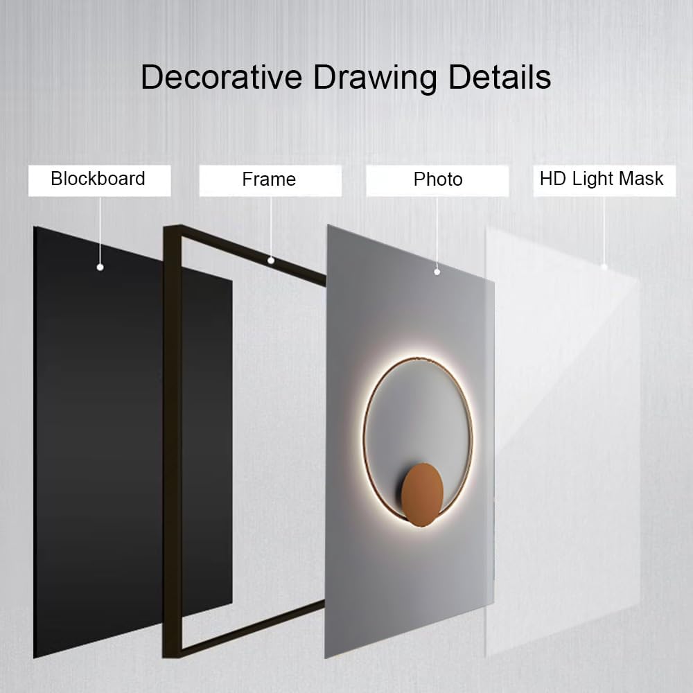 ARTFEB Large Modern Living Room Bedroom Office Framed Wall Decor 3 Panels, Aesthetic Decorative Wall Art Triptych, Warm Color Style Art Prints(Grey, 24" X 32" X 3 pieces) - Image 4