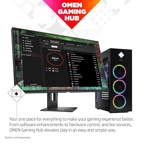 HP OMEN 45L Gaming Desktop, AMD Ryzen 9 5900X, 32 GB RAM, 1 TB Solid State Drive, NVIDIA GeForce RTX 3080 Ti Graphics, Windows 11 Home, GT22-0182 (2023) - Image 9