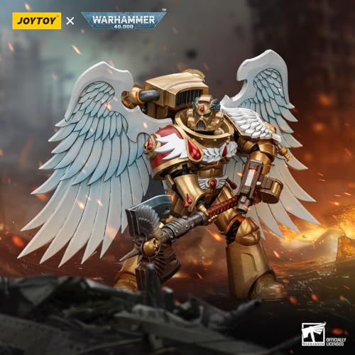 JOYTOY 1/18 Action Figure Warhammer 40,000 Blood Angels Sanguinary Guard Set of 5 Figures 4.8inch Collectible Figurine Gifts,Toys for Kids 15+ and Adults - Image 3