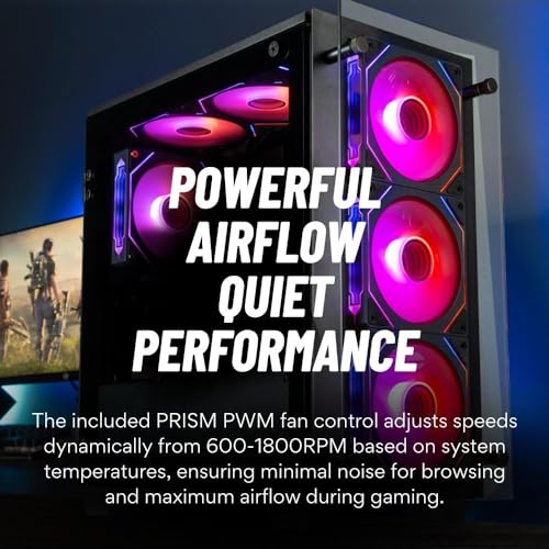 Stratos Micro RTX 5080, 24-Core i9-14900KF, 64GB DDR5 RAM, 2TB Gen4 NVMe SSD, Gaming Desktop PC w/Windows 11 Pro, 3-Year Warranty, RGB Keyboard+Mouse, Internal Wi-Fi 6E, 3X DP & HDMI - Image 3