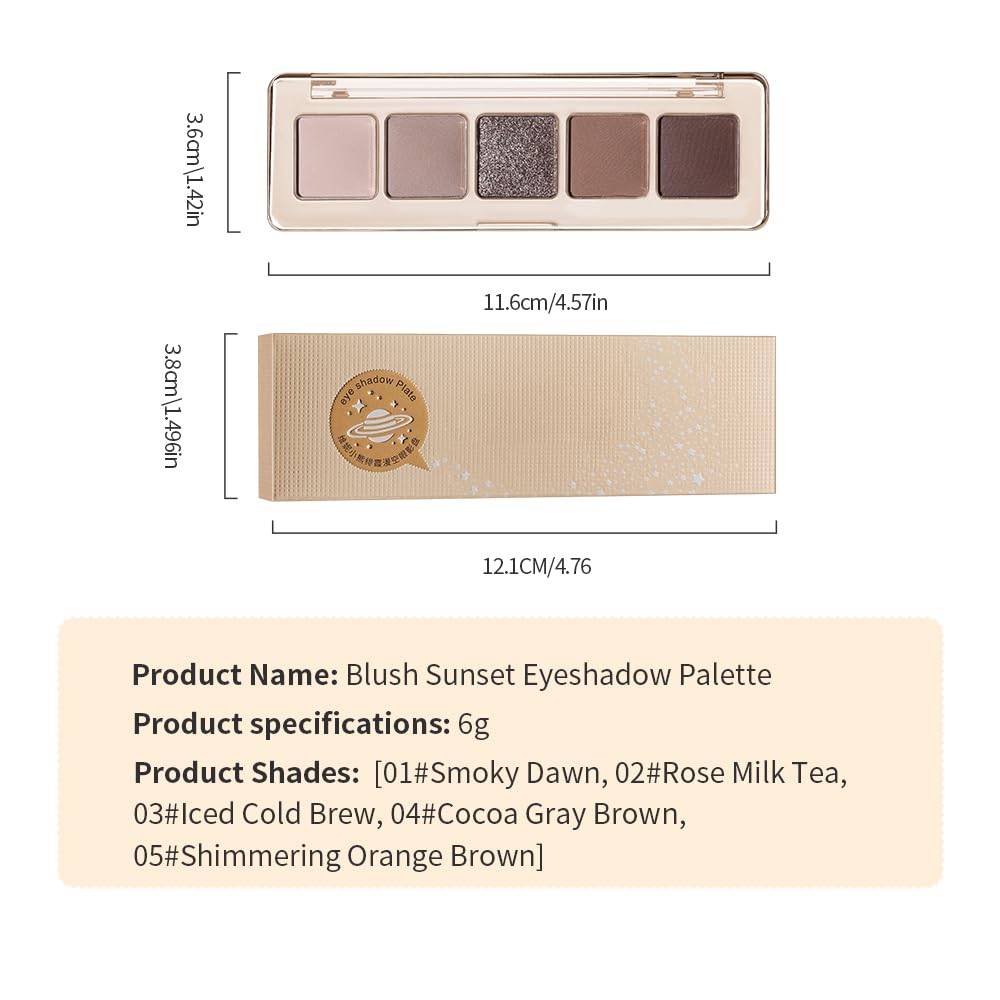 Neutral Nude Brown Eyeshadow Palette, Beige Cool Taupe Bronze Gold Shimmer & Cocoa Matte Shades, High Pigment Blendable Long-Lasting Eye Shadow for Daily Natural Makeup, Soft Glam & Mature Eyes 1 - Image 6