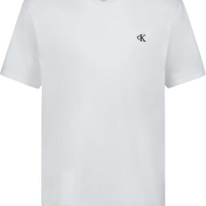 Calvin Klein Boys Short Sleeve Solid V-Neck T-Shirt, Soft, Comfortable, Relaxed Fit