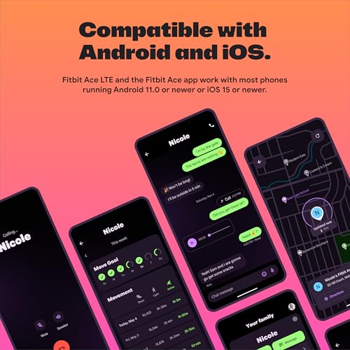 Fitbit Google Ace LTE - Kids Smartwatch with Call, Message, GPS, and Activity-Based Games, Ace Pass Data Plan Required - Mild - Strange Arcade - Image 5