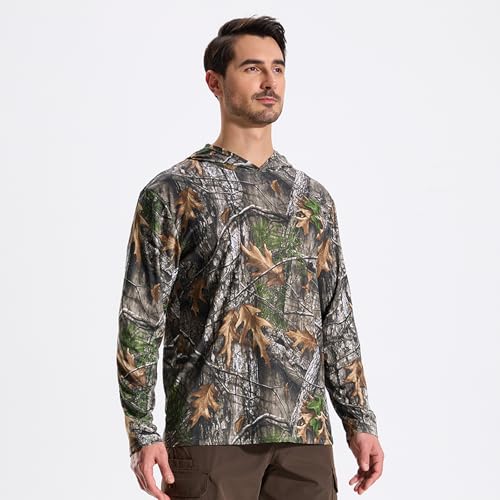 LOOGU Men’s Hunting Camo Shirt Lightweight, Camouflage Shirts for Men Long Sleeve Shirt for Fishing Hiking Camping - Image 5