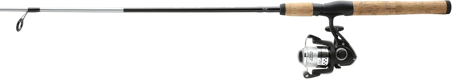 Shakespeare Cirrus 6'6" Spinning Fishing Rod and Reel Combo, 2-Piece Graphite Rod Blank, Size 30 Spinning Reel, Pre-Spooled with Monofilament Fishing Line - Image 4