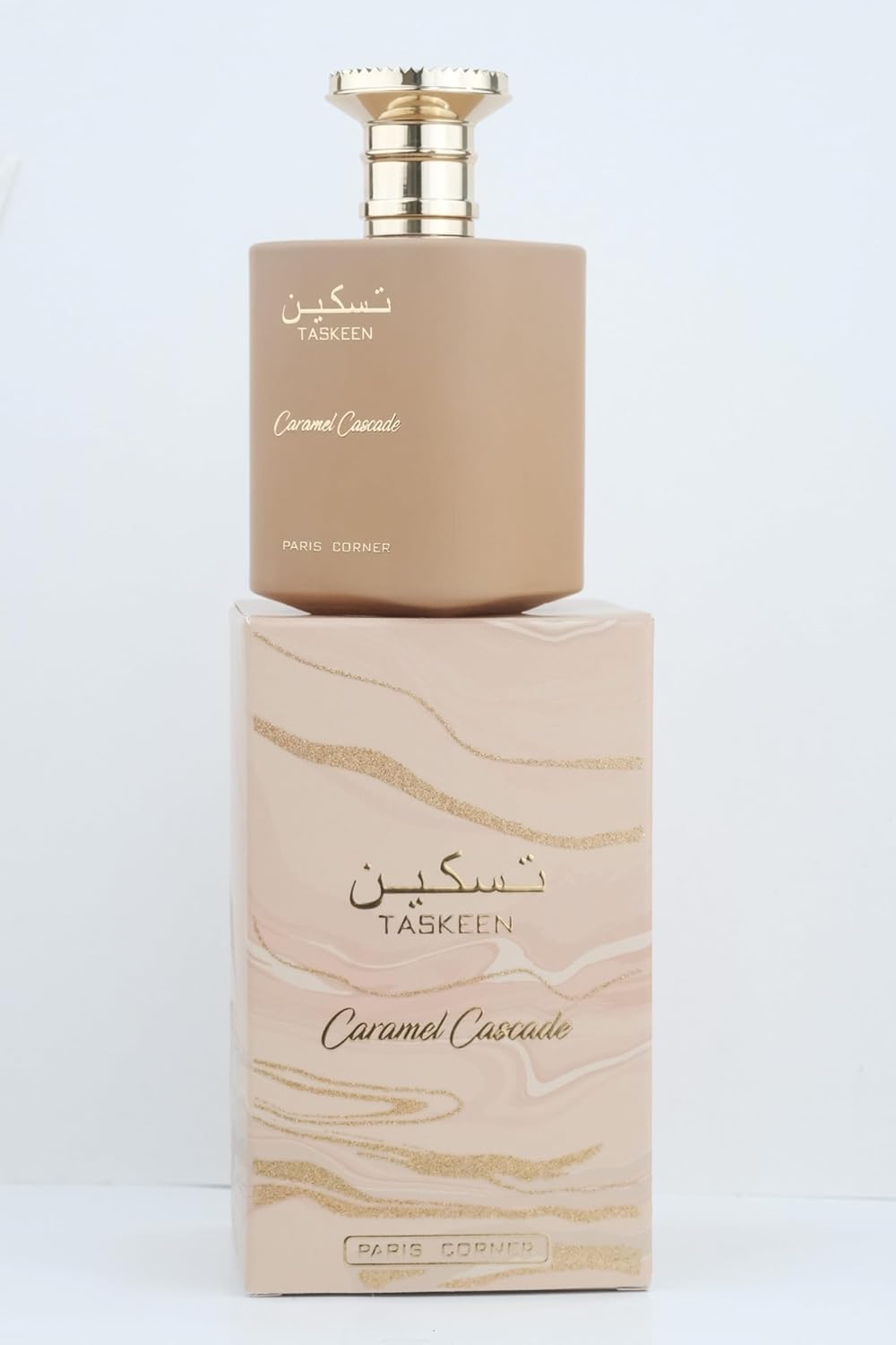Paris Corner | Taskeen Caramel Cascade EDP - 3.4 Fl Oz | Sweet Elegance Perfume for Women and Men | Unisex Fragrance Featuring Caramel, Milk, Tonka Bean & Honey - Image 6