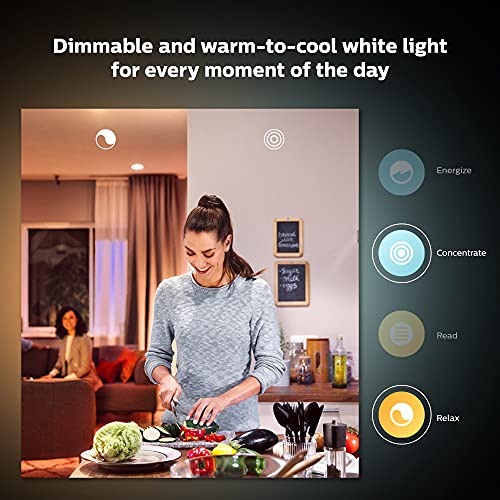 Philips Hue Smart 60W A19 LED Bulb - White and Color Ambiance Color-Changing Light - 2 Pack - 800LM & PlayStation DualSense Edge Wireless Controller - Image 4