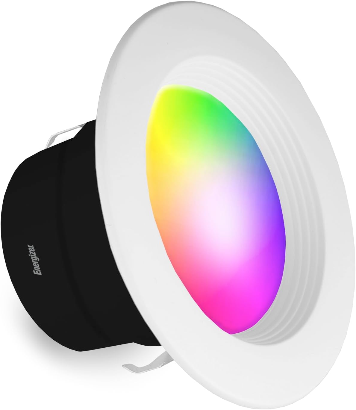 Energizer Smart Recessed Downlight, 3”-4” BR30 Multi-Color & Multi-White Wi-Fi LED Bulb, E26 Screw Base, 1100 Lumens, 11W, 75W Equivalent, App & Voice Control with Alexa Google Siri, Scheduling & More - Image 7