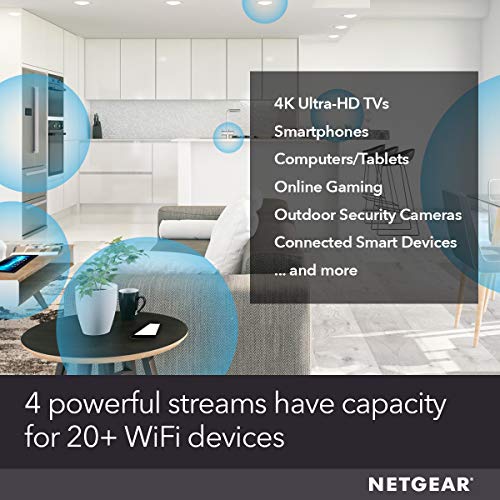 NETGEAR WiFi 6 Mesh Range Extender (EAX20) - Add up to 1,500 sq. ft. and 20+ Devices with AX1800 Dual-Band Wireless Signal Booster & Repeater (up to 1.8Gbps Speed), Plus Smart Roaming - Image 4