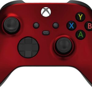 Custom Controllerzz Wireless Controller for Microsoft Xbox Series X/S & Xbox One – Custom Soft Touch Feel – Custom Xbox Series X/S Controller (X/S Red)