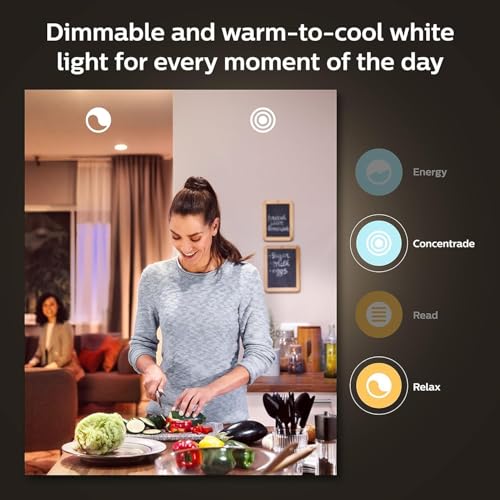 Philips Hue Smart 75W A19 LED Bulb - White and Color Ambiance Color - Changing Light - 6 Pack - 1100LM - E26 - Indoor - Control with Hue App - Works with Alexa, Google Assistant and Apple Homekit - Image 4