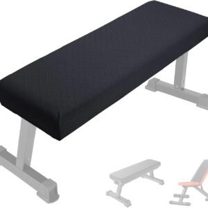 Weight Bench Cover, Workout Bench Cover, Gym Bench Cover, Protection for Adjustable Flat Weight Exercise Fitness Bench, Sit-up Board – Dustproof, Anti-Slip & Machine Washable.(Cover only)
