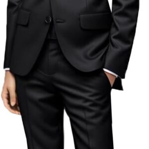 Black n Bianco Signature Boys’ Slim Fit Suit Complete Outfit