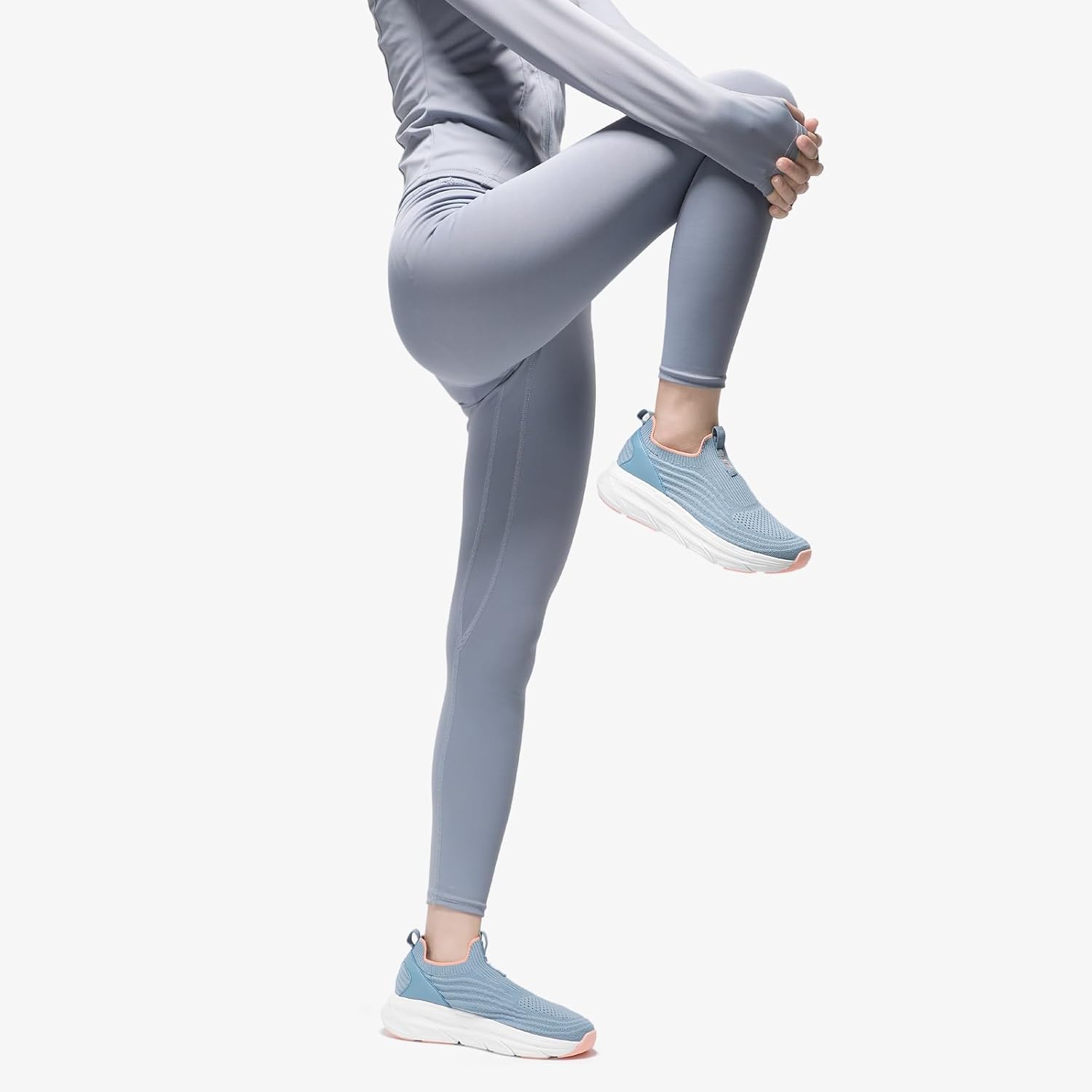 STQ Slip on Walking Shoes Womens Comfortable Tennis Breathable Athletic Gym Workout Slip on Sneakers for Plantar Fasciitis - Image 9