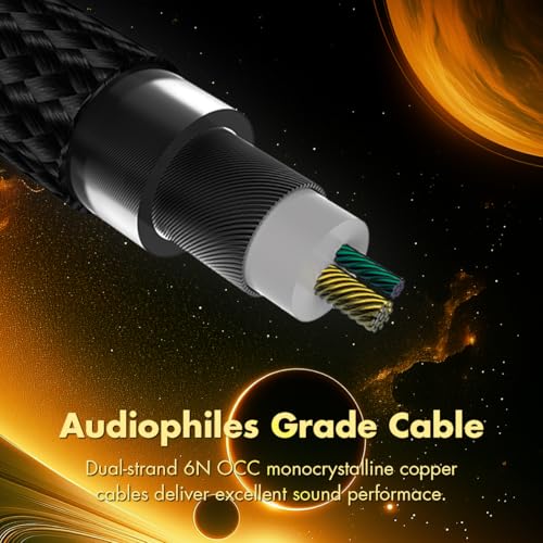 LEITEYRE Star City 5 Pro 1DD+2BA Hybrid Headphones HiFi Wired Earbuds in Ear Earphones High Fidelity with IEM 0.78 2 pin Cable (Night, 3.5mm 0.78 2 pin) - Image 3