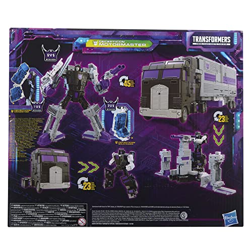 Transformers Toys Generations Legacy Series Commander Decepticon Motormaster Combiner Action Figure - Kids Ages 8 and Up, 13-inch - Image 7