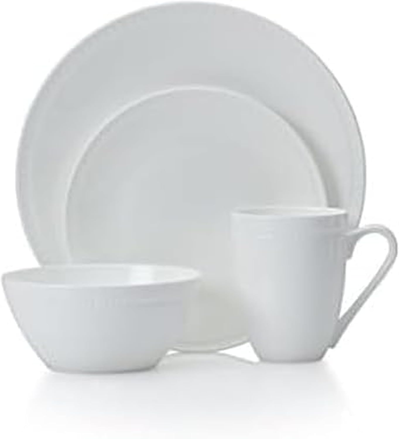 Mikasa 5224192 Loria 16-Piece Dinnerware Set, Service for 4