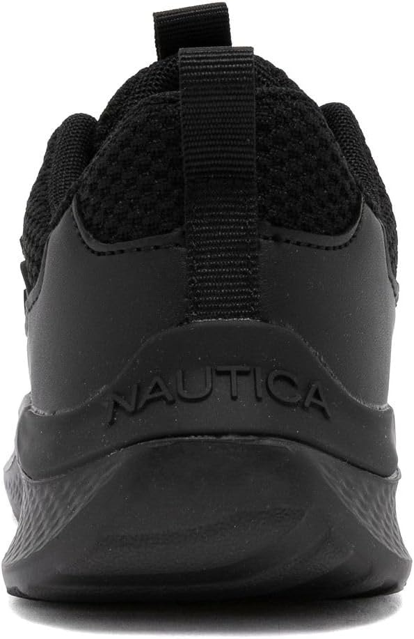 Nautica Kids Boys and Girls Athletic Slip-On Sneakers, Lightweight Bungee Running Shoes for Toddler, Little Kid, and Big Kid - Image 3