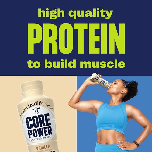Core Power Protein Shake, Vanilla, 26g Bottle, 14oz, 12 Pack - Image 3
