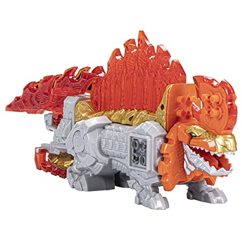 Power Rangers Dino Fury Dimetro Zord Orange Action Figure Toy Part of Megazord, Toys for 4 Year Old Boys and Girls and Up - Image 2