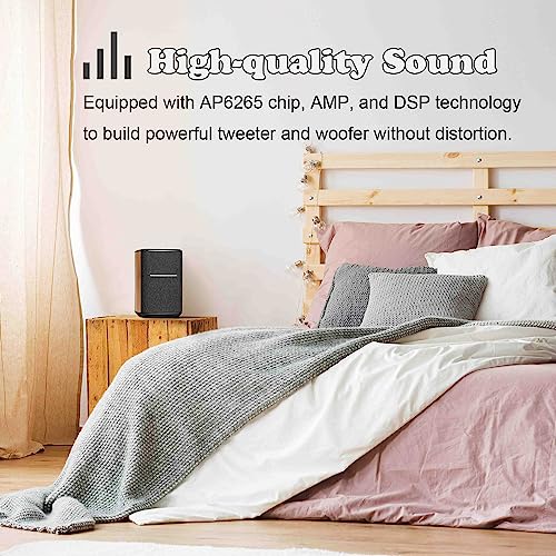 Edifier WiFi Smart Speaker Without Microphone, Works with Alexa, Supports AirPlay 2, Spotify,Tidal Connect, 40W RMS One-Piece Wi-Fi and Bluetooth Sound System, No Mic, MS50A - Image 6