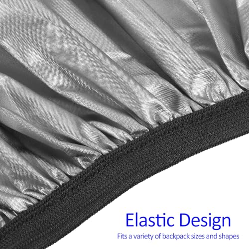 M METERXITY Backpack Rain Cover - Waterproof Lightweight Cover with Vertical Reflective Strap, Apply to Cycling/Hiking/Mountain Climbing (15-25L, XS, Purple) - Image 5