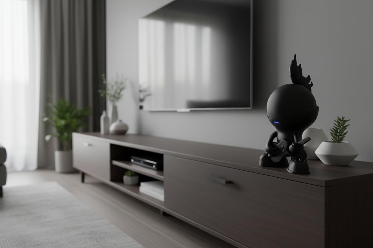 Splin Table Stand Holder Compatible with Amazon Alexa Smart Speaker Echo Dot (4th and 5th gen.) and Apple HomePod Mini, Star Boy - Image 4