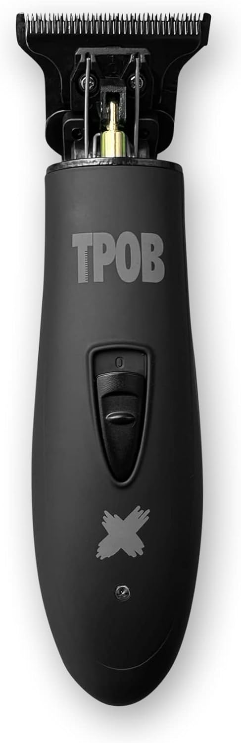 TPOB Slime 2 Black Clipper Trimmer Shaver Set Barber Hair Clippers for Men 6800 RPM with Rubber Case - Image 5