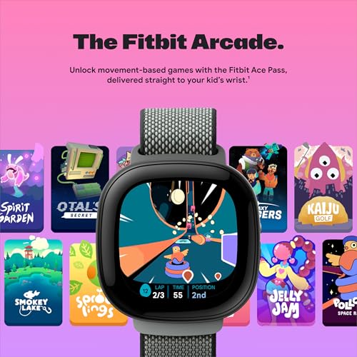 Fitbit Google Ace LTE - Kids Smartwatch with Call, Message, GPS, and Activity-Based Games, Ace Pass Data Plan Required - Mild - Strange Arcade - Image 7
