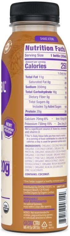 REBBL Protein Dark Chocolate, 12 oz - Image 4