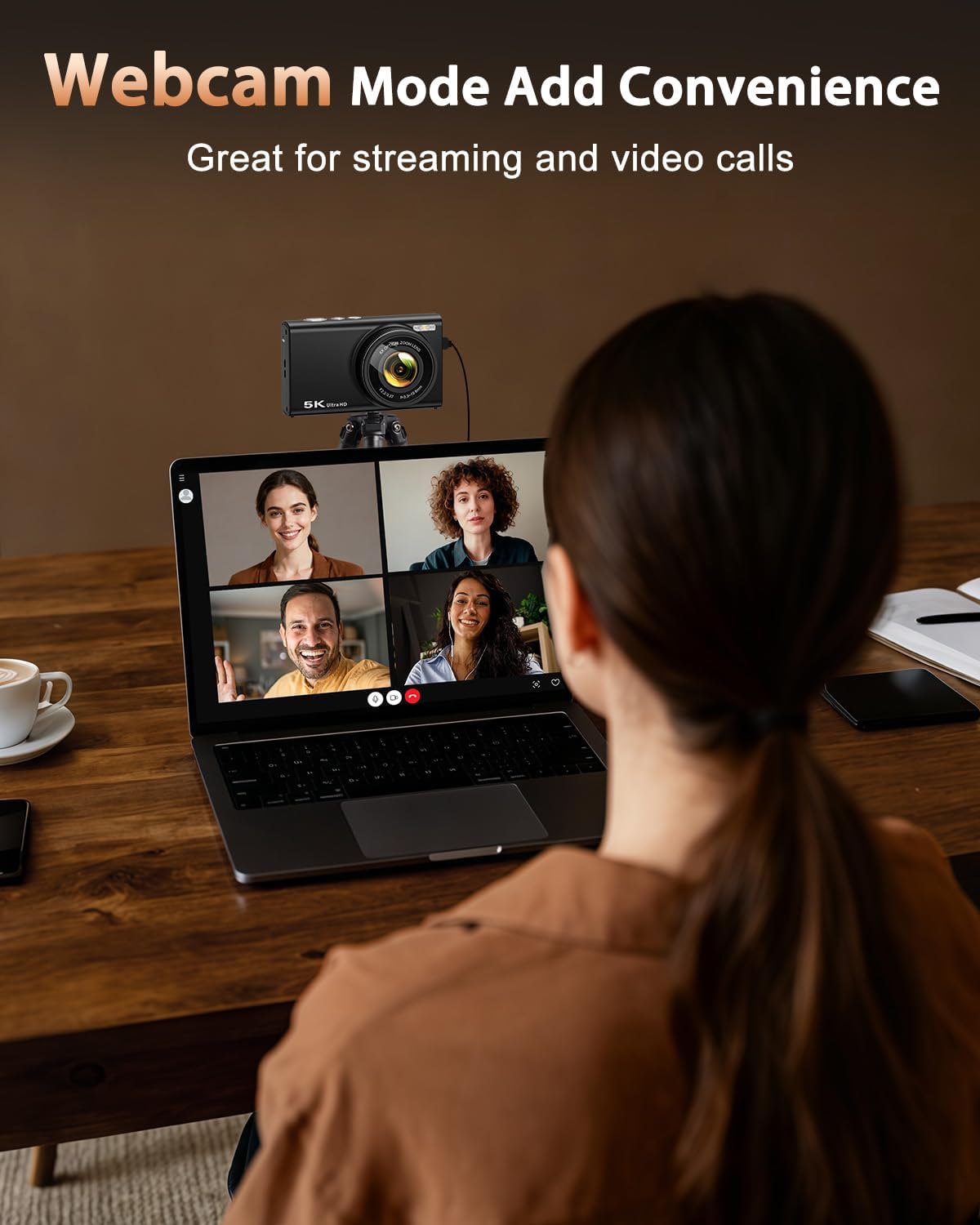 5K Digital Camera for Photography with 6X Optical Zoom, Autofocus 96MP Vlogging Camera for YouTube Video with Dual-Lens, Compact Point and Shoot Travel Cameras for Beginners with 64GB Card & Flash - Image 6