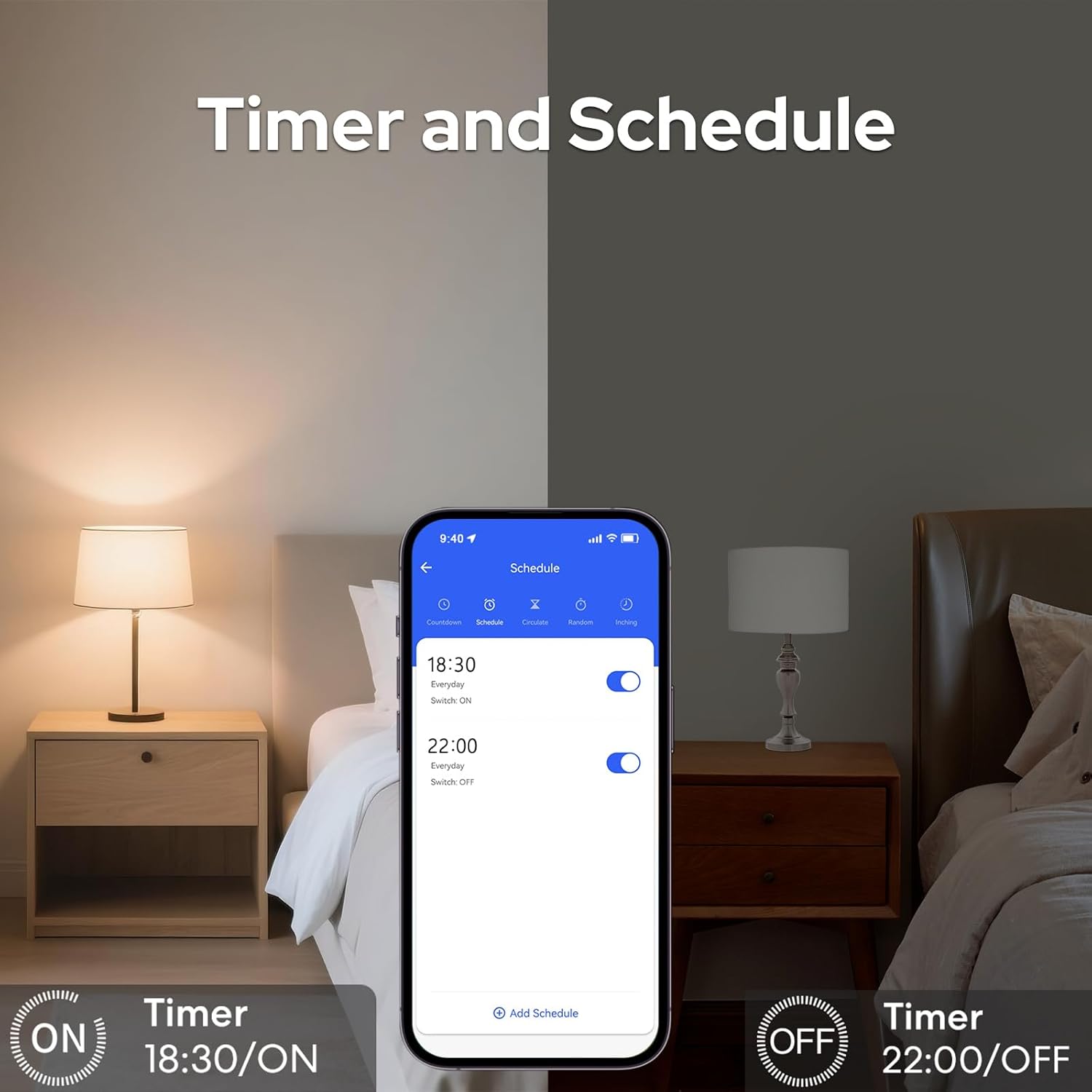 LoraTap Smart Wi-Fi Light Bulb Socket Adapter, Voice for Alexa/Google, Smart Life App Group & Timer, 60W Max, Incandescent Compatible, E26/E27 - Image 5
