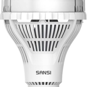 SANSI 400W Equivalent 6000 Lumens Brightest LED Light Bulb, 5000K Daylight E26 A21 Super Bright LED Bulb Non-Dimmable, 22-Year Lifetime, 40W Energy Saving for Home Workshop