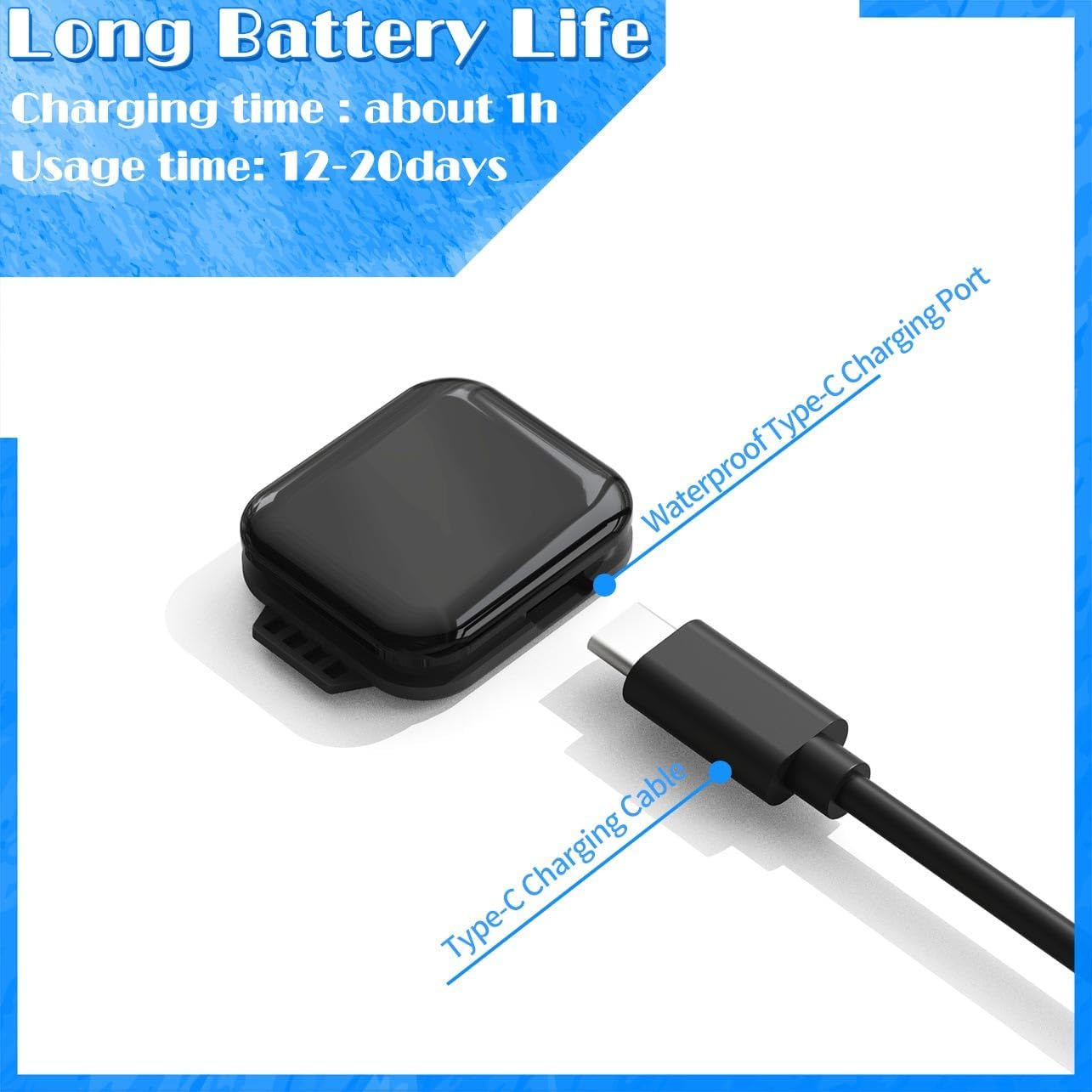 Children Simple Fitness Tracker Watch, Digital Step Counter Sport Watch, Waterproof Wristwatch, with Pedometer Alarm Clock Calendar for Kids Boy Girl Students (Blue) - Image 7