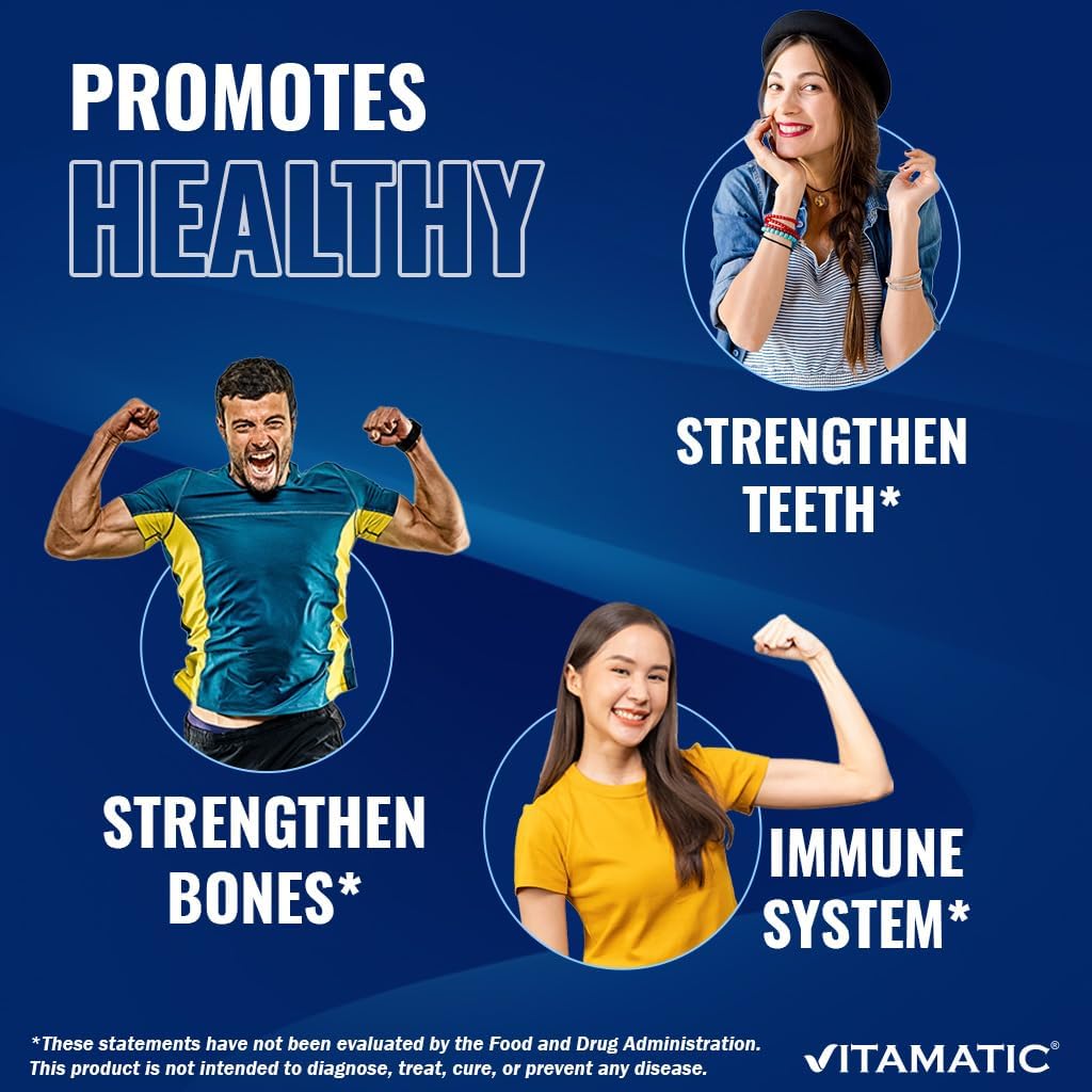 Vitamatic Vitamin D3 50,000 IU (as Cholecalciferol), Once Weekly Dose, 1250 mcg, 60 Veggie Capsules 1 Year Supply, Progressive Formula Helping Vitamin D Deficiencies (60 Count (Pack of 1)) - Image 4