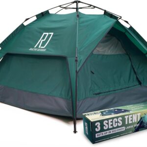 Reactive Outdoor Tent – 3 Second Tent – 3 Sec Instant Pop Up Tent – Easy and Quick Setup Camping Tent – 1 Person Setup Waterproof Double Layer Outdoor Camping Tent
