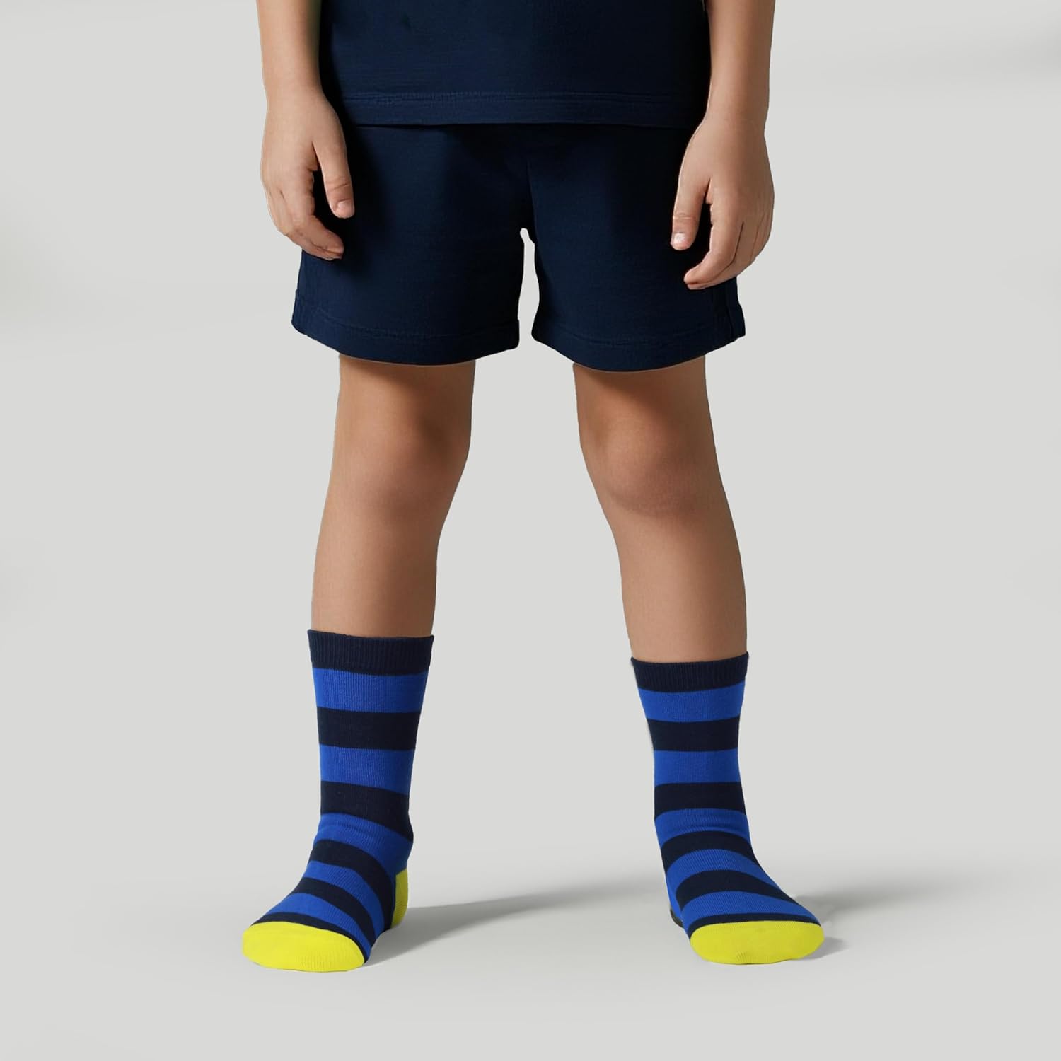 COTTON DAY Kids Boys Crew Dress Socks Bright Colorful Pattern Graphic Print - Image 6